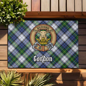 Clan Gordon Wappen über Dress Tartan Fußmatte