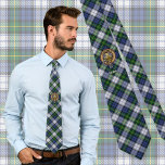 Clan Gordon Wappen über Dress Tartan Krawatte<br><div class="desc">Clan Gordon Wappen Abzeichen umgeben von einem Gurt und Schnallen über das Kleid Tartan Hintergrund. Eigener Text.</div>