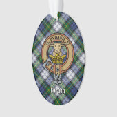 Clan Gordon Wappen über Kleid Tartan Ornament (Vorderseite)