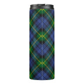 Clan Gordon Wappen über Tartan Thermosbecher (Rückseite)