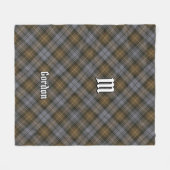 Clan Gordon Weathered Tartan Fleece Blanket (Vorderseite (Horizontal))