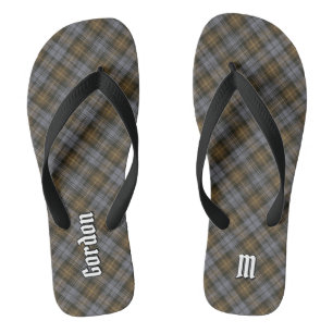 Clan Gordon Weathered Tartan Flip Flops Badesandalen