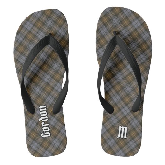 Clan Gordon Weathered Tartan Flip Flops Badesandalen (Fußbett)