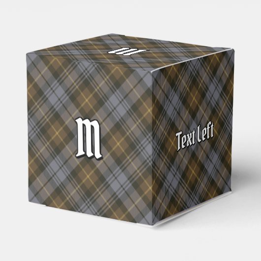 Clan Gordon Weathered Tartan Gevor Box Geschenkschachtel (Rückseite)