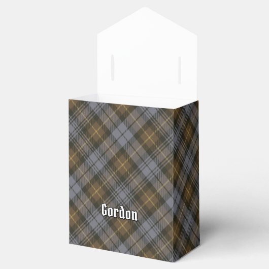 Clan Gordon Weathered Tartan Gevor Box Geschenkschachtel (Geöffnet)