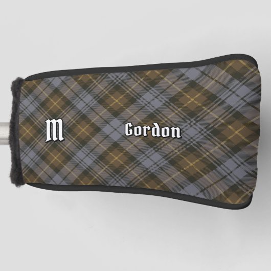 Clan Gordon Weathered Tartan Golf Head Cover Golf Headcover (Vorderseite)