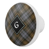 Clan Gordon Weathered Tartan Keramik Knob Keramikknauf (Rechts)