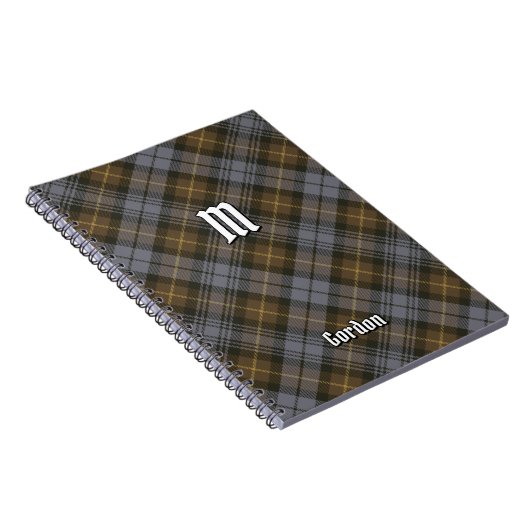Clan Gordon Weathered Tartan Notebook Notizblock (Rechte Seite)