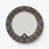 Clan Gordon Weathered Tartan Paper Tellers Pappteller (Vorderseite)