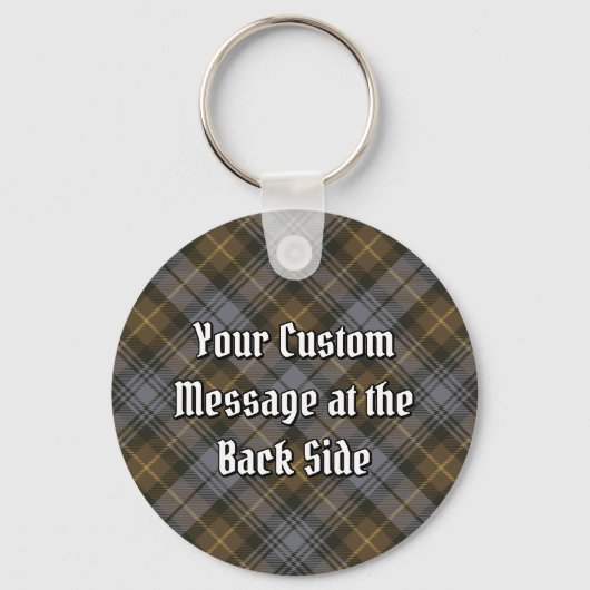 Clan Gordon Weathered Tartan Schlüsselanhänger (Rückseite)