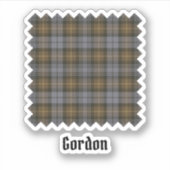 Clan Gordon Weathered Tartan Sticker (Vorderseite)