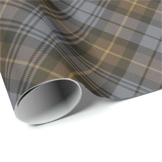 Clan Gordon Weathered Tartan Wrapping Paper Geschenkpapier (Rolleneckpunkt)