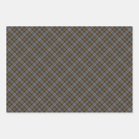 Clan Gordon Weathered Tartan Wrapping Paper Sheets Geschenkpapier Set (Vorderseite 2)