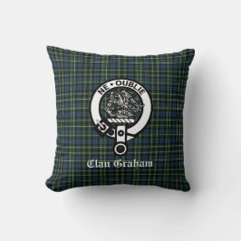 Clan Graham Montrose Tartan & Wappen Kissen