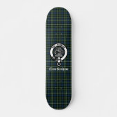 Clan Graham Montrose Tartan & Wappen Skateboard (Vorne)