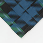 Clan Graham of Menteith Ancient Tartan Kariert Fleecedecke (Ecke)
