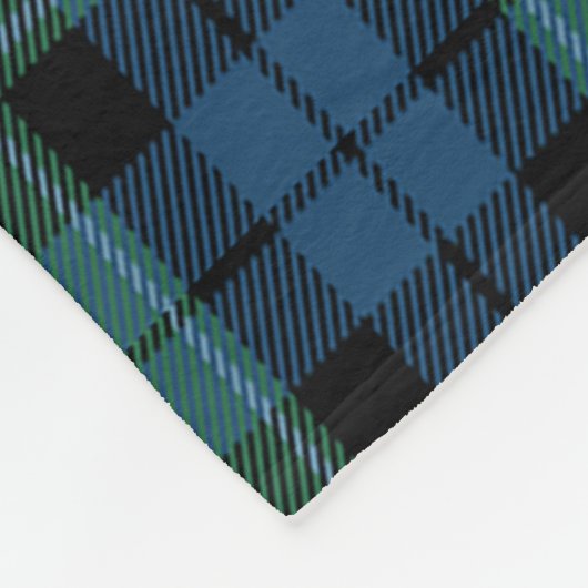 Clan Graham of Menteith Ancient Tartan Kariert Fleecedecke (Ecke)