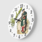Clan Graham Scottish Dream Clock Große Wanduhr (Winkel)