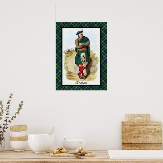 Clan Graham Scottish Dreams Poster (Küche)
