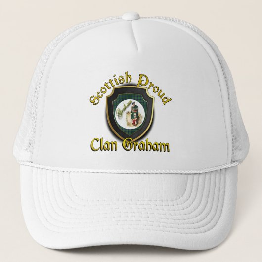 Clan Graham Scottish Dynasty Cap Truckerkappe (Vorderseite)