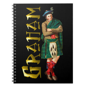 Clan Graham Scottish Highland Dreams Notizblock