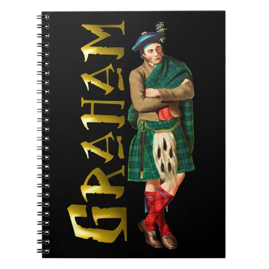 Clan Graham Scottish Highland Dreams Notizblock (Vorderseite)