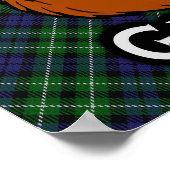 Clan Graham Scottish Tartan Poster (Ecke)