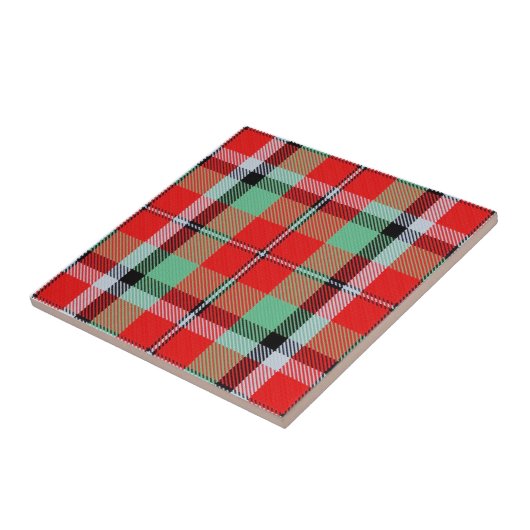 Clan Graham Tartan Fliese (Seite)