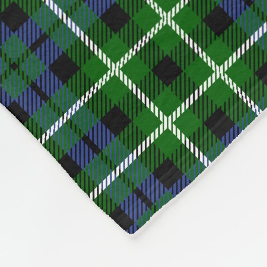 Clan Graham Tartan Kariert Fleecedecke (Ecke)