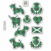 Clan Graham Tartan Sticker (Vorderseite)