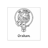 Clan Graham Wappen Rubber Briefmarke Gummistempel (Prägung)