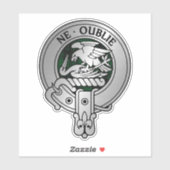 Clan Graham Wappen & Tartan Aufkleber (Blatt)