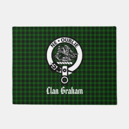 Clan Graham Wappen & Tartan Fußmatte