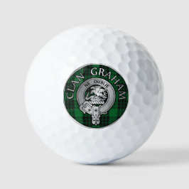 Clan Graham Wappen & Tartan Golfball