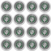 Clan Graham Wappen & Tartan Knot Aufkleber (Vorderseite)