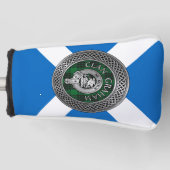 Clan Graham Wappen & Tartan Knot Golf Headcover (Vorderseite)