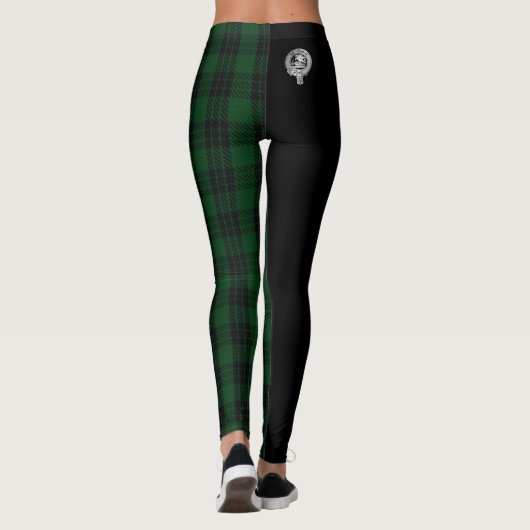 Clan Graham Wappen & Tartan Leggings (Rückseite)