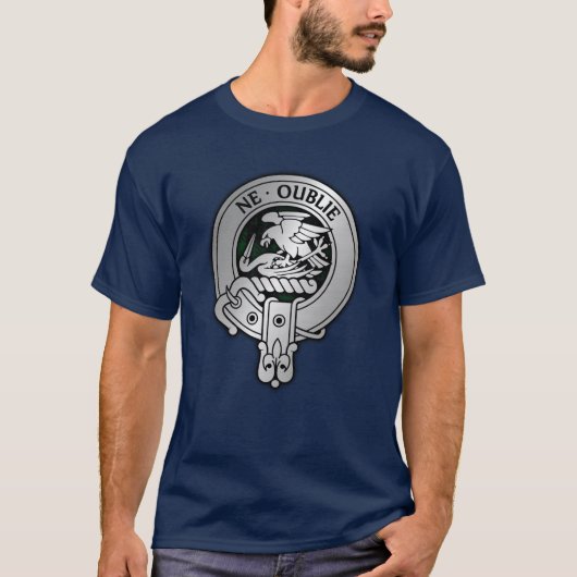 Clan Graham Wappen & Tartan T-Shirt (Vorderseite)
