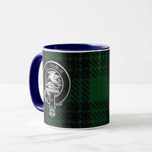 Clan Graham Wappen & Tartan Tasse (Vorderseite Links)