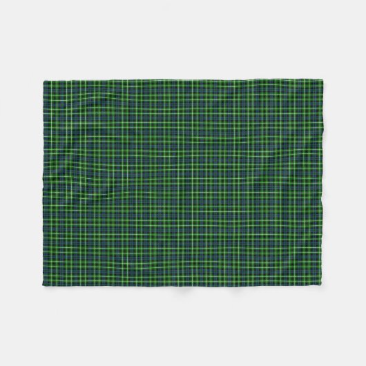 Clan-GrahamTartan Fleecedecke (Vorderseite (Horizontal))
