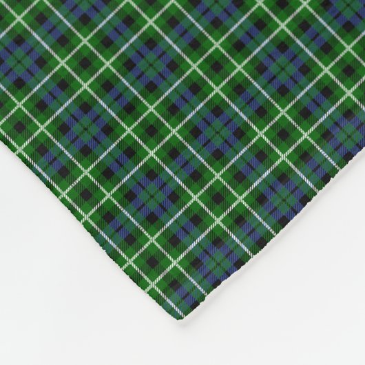 Clan-GrahamTartan Fleecedecke (Ecke)