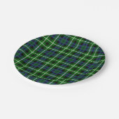 Clan-GrahamTartan Pappteller (Schrägansicht)