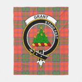 Clan Grant Ancient Tartan Kariert Fleecedecke (Vorderseite)