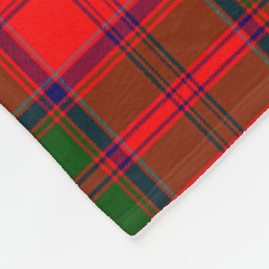 Clan Grant Modern Tartan Kariert Fleecedecke (Ecke)