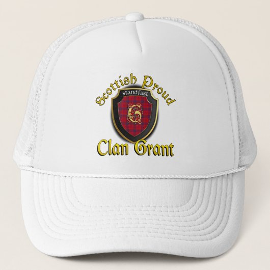 Clan Grant Scottish Dynasty Cap Truckerkappe (Vorderseite)