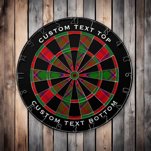 Clan Grant Tartan Dartscheibe