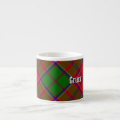 Clan Grant Tartan Espressotasse (Vorderseite)