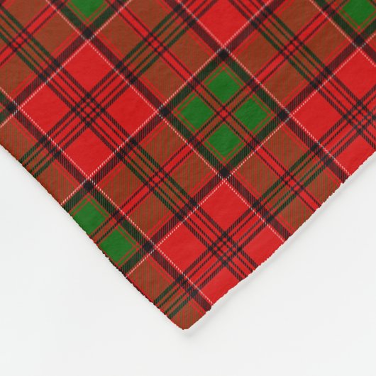 Clan Grant Tartan Fleecedecke (Ecke)