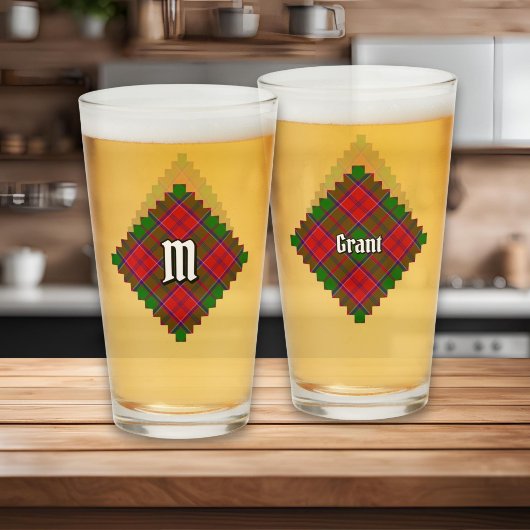 Clan Grant Tartan Glas