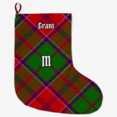 Clan Grant Tartan Großer Weihnachtsstrumpf (Vorderseite)
